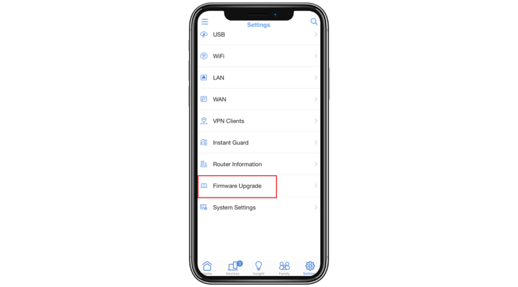 Asus Router Firmware Update Using the App